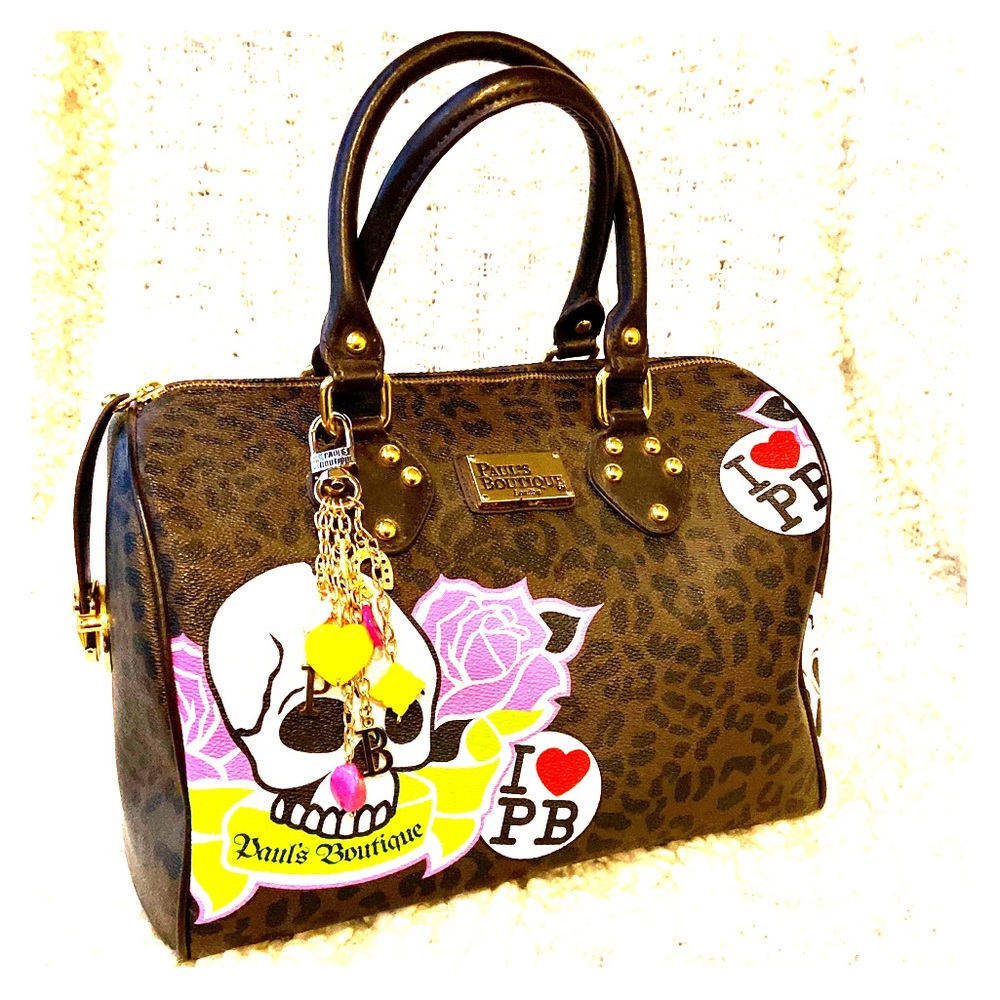 Paul’s Boutique London Leopard, Skull & Roses Bag!